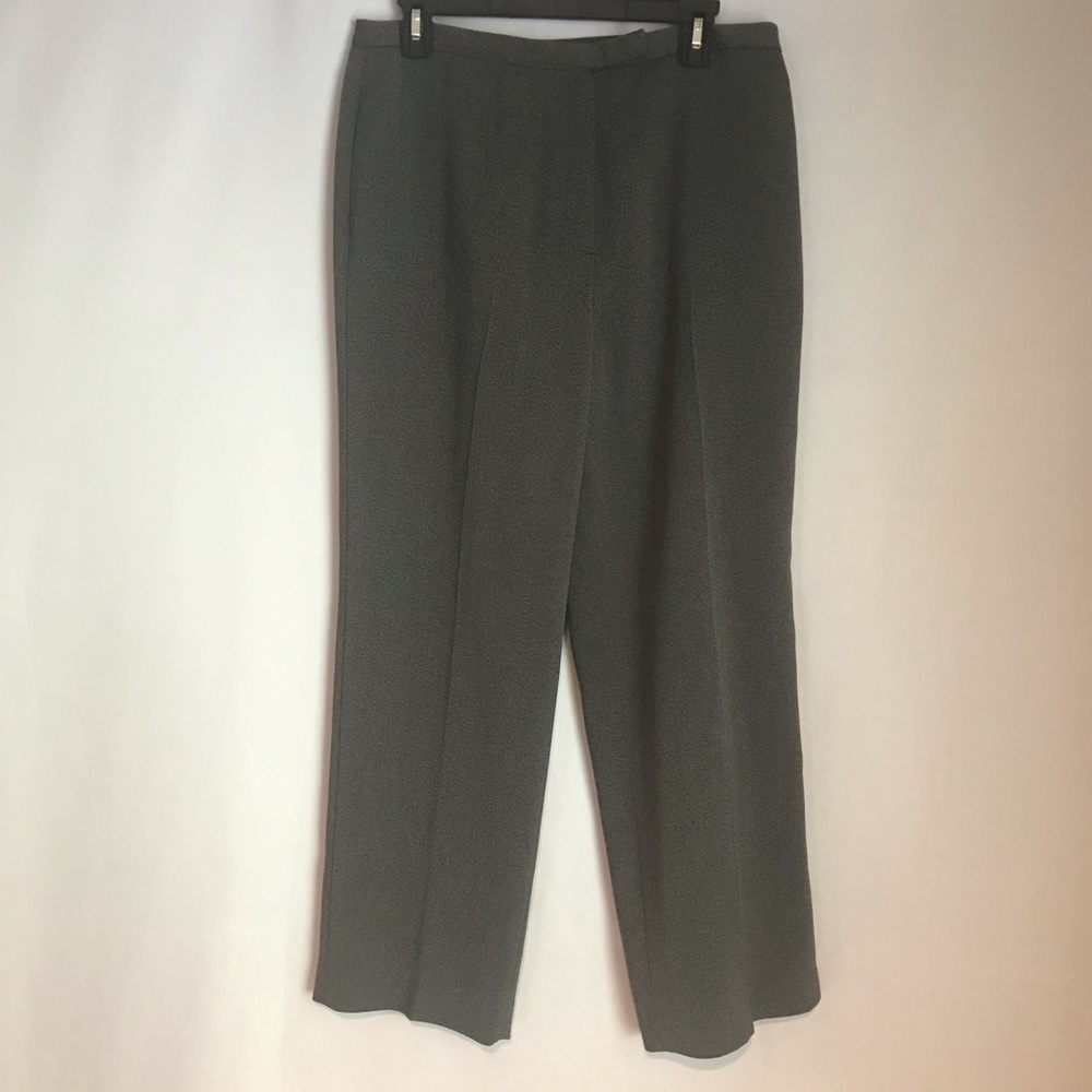 Tahari ASL Pantsuit Women's Petite Size 12P Grey 2-Piece Set Blazer & Pant - Picture 9 of 12